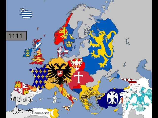 Europe: Timeline of National Flags: Part 9