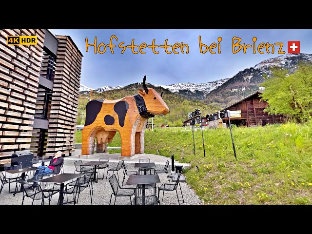 [Switzerland] Hofstetten bei Brienz, real rural Swiss village🇨🇭 4K HDR