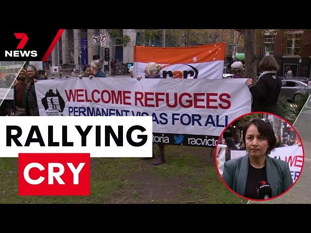 Protesters rallied against the proposed laws to jail illegal immigrants | 7 News Australia