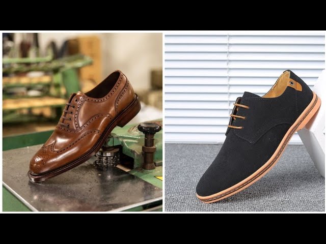 Cordovan and Derby Shoes different style and different design.