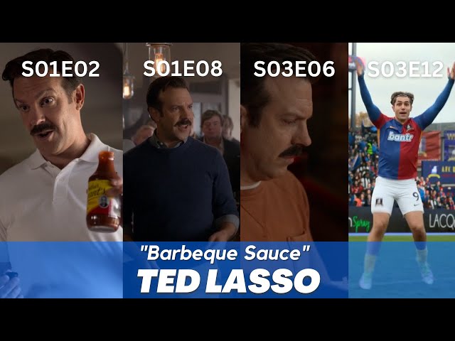 Ted Lasso | Ted's Barbeque Sauce Moments | 1x2, 1x8, 3x6, 3x12