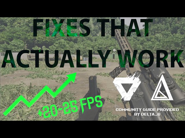 Fixes that actually increase fps in Gray Zone Warfare...
