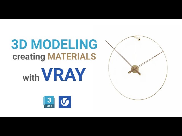 Clock Pik -basic 3d modeling and rendering in Vray