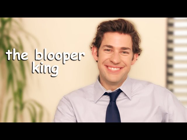 john krasinski's best bloopers and improvised moments from The Office US | Comedy Bites