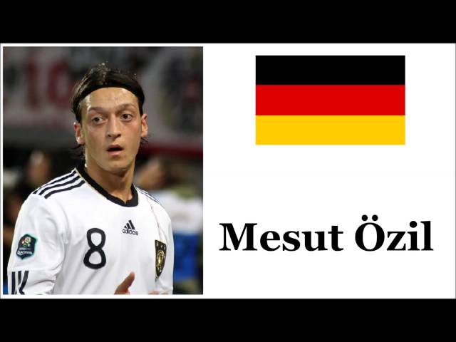 How to Pronounce Mesut Özil - German Footballer