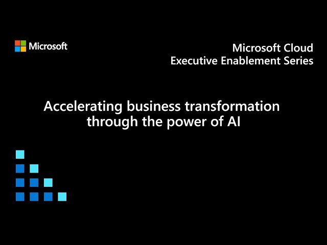 Accelerating business transformation through the power of AI