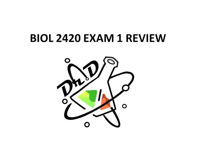 BIOL2420 Exam 1 review