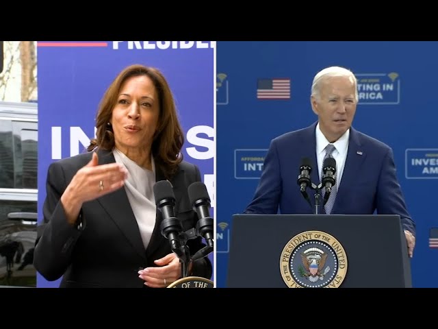 LIVE: President Biden, Vice President Harris speaking in Raleigh