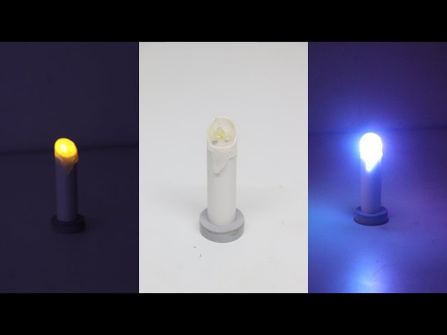 How To Make Rechargeable Two In One Candle Light