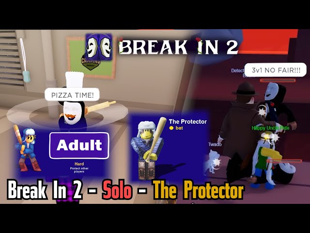 break in 2 - solo [the protector] | roblox
