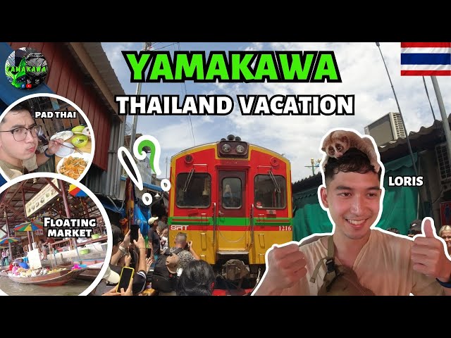 Thailand's Floating & Railway Market | Day 2 | THAILAND IN 2023