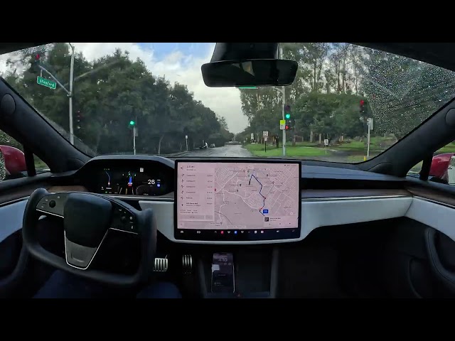 Tesla Full Self-Driving Beta 12.2.1 First Drive to Stanford