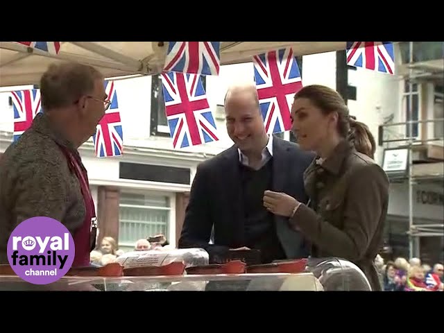 Duke and Duchess of Cambridge visit market town in Cumbria
