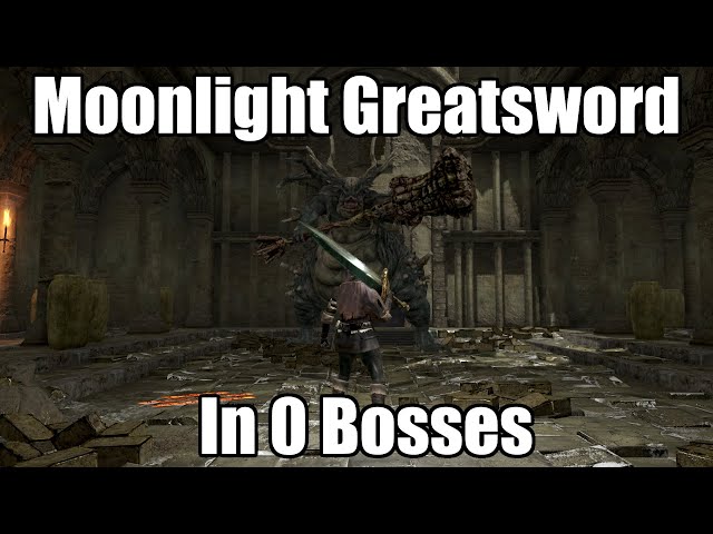 How to Get the Moonlight Greatsword in 0 Bosses