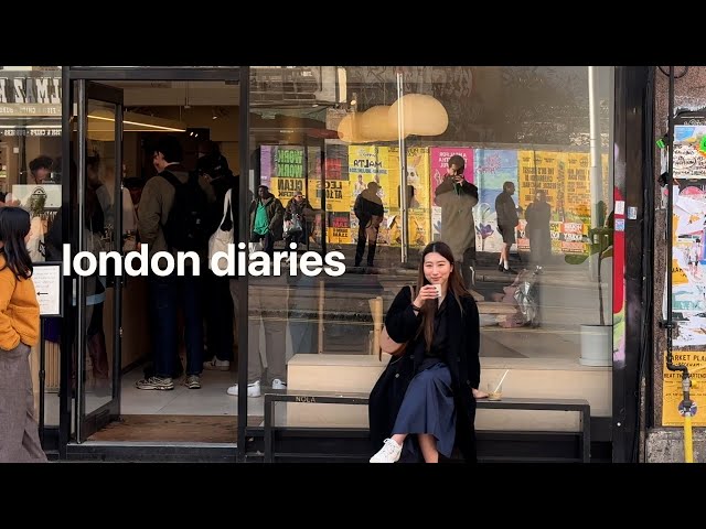 london diaries | ceramics market, morning routine, weekend clean up, new cafes + restaurants