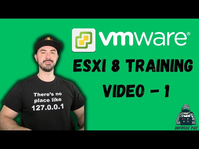 VMWare vSphere ESXi 8 Installation Step by Step - VCP8-DCV 2023 - 2024 | Video 1