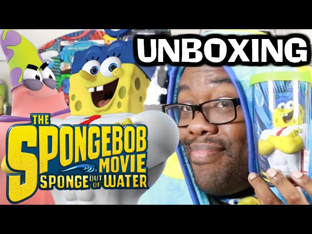 SPONGEBOB MOVIE UNBOXING - Sponge Out of Water : Black Nerd