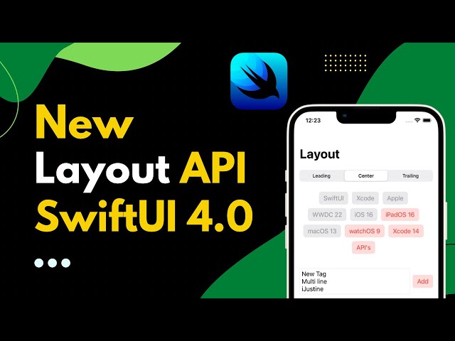 New Layout API - SwiftUI 4.0 - Xcode 14 - WWDC 2022