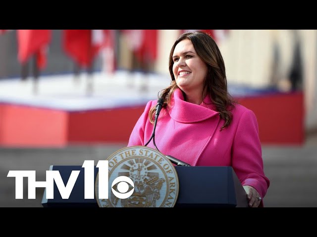 Gov. Sarah Huckabee Sanders delivers inaugural speech