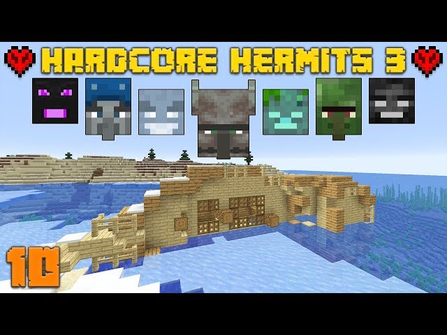 Minecraft Hardcore Hermits 10 Sprint To Stronghold (Season 3)