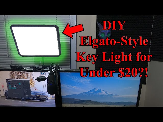 DIY Elgato Style Key Light for under $20