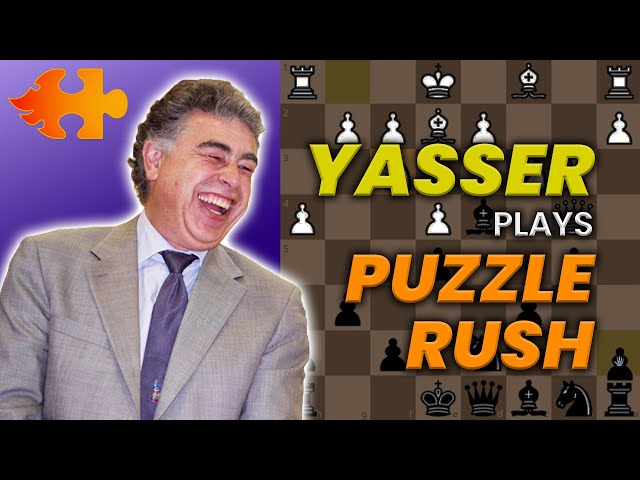 Yasser Seirawan tries PUZZLE RUSH for the first time!