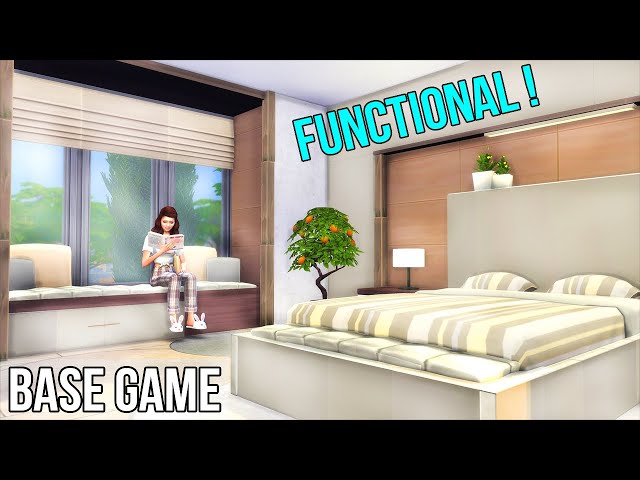 FUNCTIONAL Furniture | Base Game Tutorial | No CC or Mods | The Sims 4