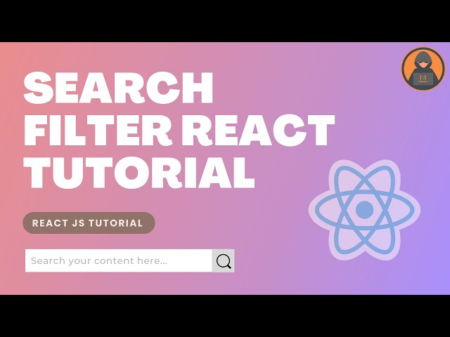 Search Filter React Tutorial - Search Bar in React
