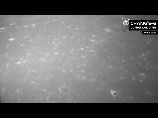 TIMELAPSE! China Chang'e-6 Lunar Landing