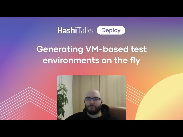 Generating VM-based test environments on the fly