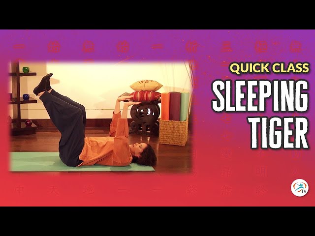Sleeping Tiger Core Exercise | Body & Brain Yoga Quick Class
