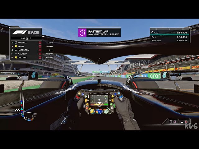 F1 23 - Mercedes-AMG Petronas Formula One Team W14 - Cockpit View Gameplay (PS5 UHD) [4K60FPS]