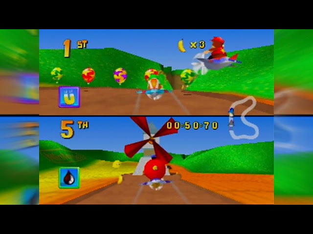 Pan64 - Diddy Kong Racing 15 - The Incredibly well hidden Key