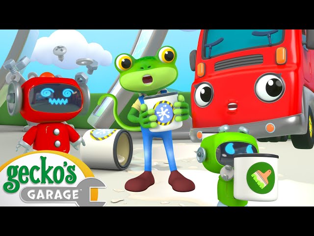 Gecko is Stuck! | Gecko's Garage | Cartoons For Kids | Toddler Fun Learning