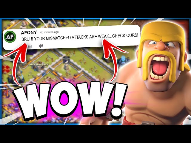 Random Clan Has The Best TH12 Vs TH13 Attack in Clash of Clans?!