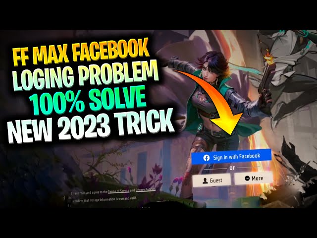 Free fire max facebook login problem solve | Solve Free fire max facebook login problem 2023