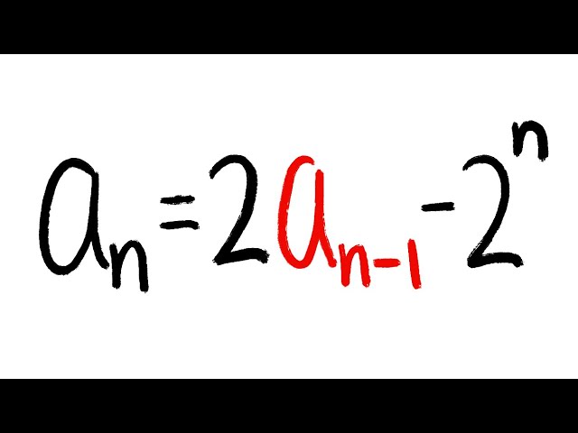 how to solve a recurrence relation (3 ways + 1 bonus)