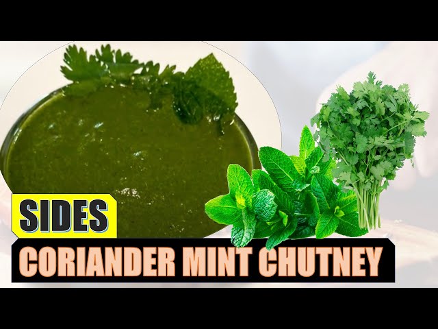 Coriander Mint Chutney - a popular and versatile condiment in Indian cuisine