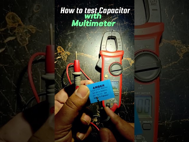 How to check capacitor with Multimeter #diy #hack #digital