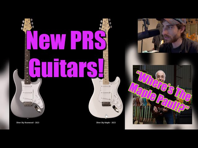 New PRS Guitars For 2023! (Where's the Maple?)