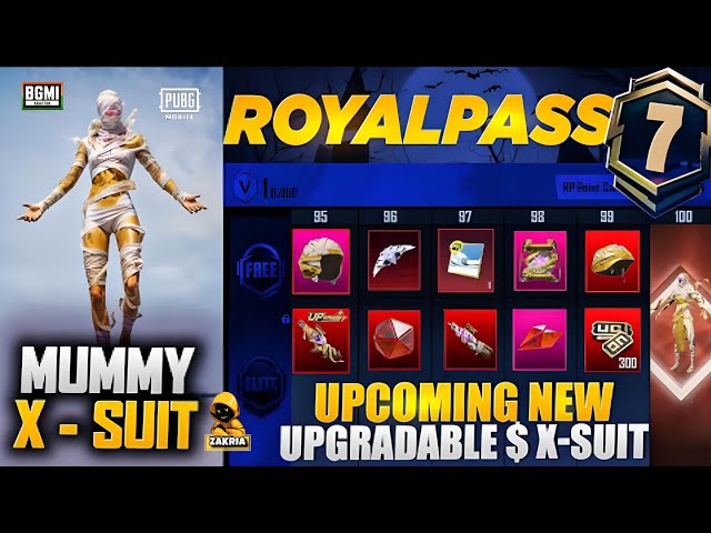 A7 Royal Pass 3D Rewards _ Mummy X-Suit Upgradable _ 3.2 Update All Ultimates