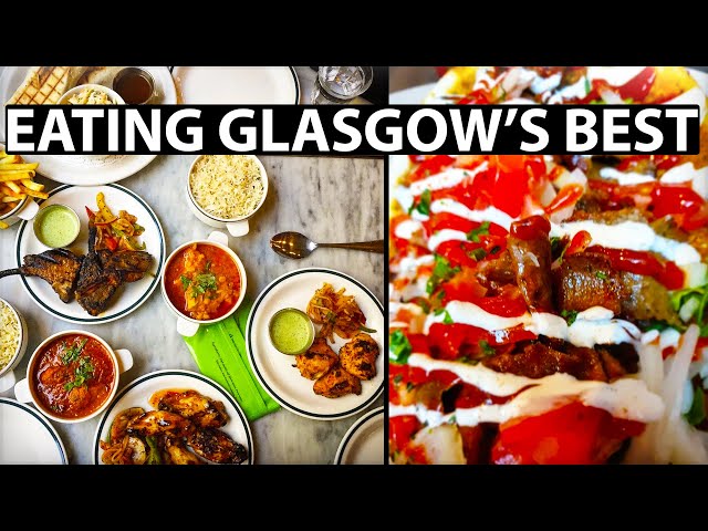Glasgow, Scotland Central City Food Tour | Kebabs, Pizza and Donuts