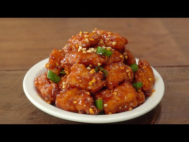[SUB] Sweet and spicy Korean chicken :: Best Korean chicken recipes :: crispy tenderloin chicken