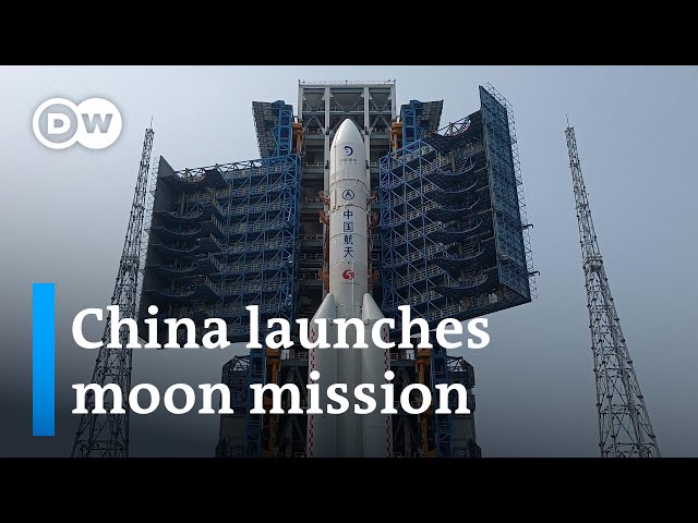 Live: China launches Chang'e-6 moon mission | DW News