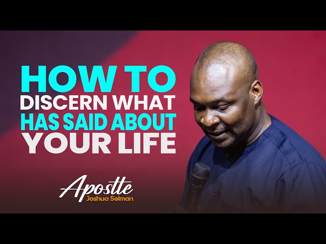 ALLOW GOD'S PLANS TO MANIFEST IN YOUR LIFE THIS WAY - APOSTLE JOSHUA SELMAN