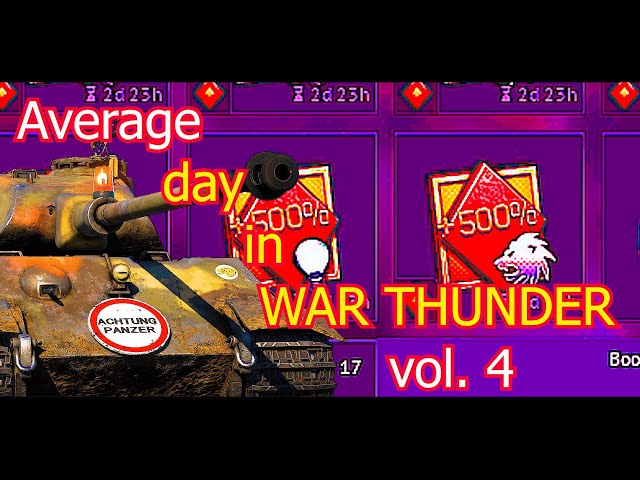 Average day in WAR THUNDER #4