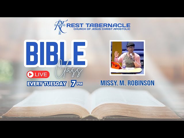Tuesday Evening Bible Study - April 2nd, 2024