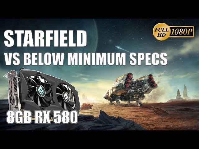 Starfield Gameplay | Surprisingly Good FPS | AMD Radeon 8GB RX 580 GPU