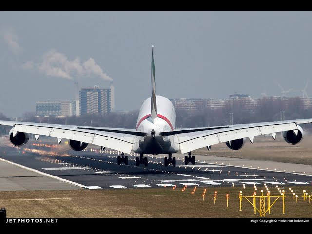 TOP 5 HARD LANDINGS - AIRBUS A380, BOEING 747, ANTONOV AN124(HD)