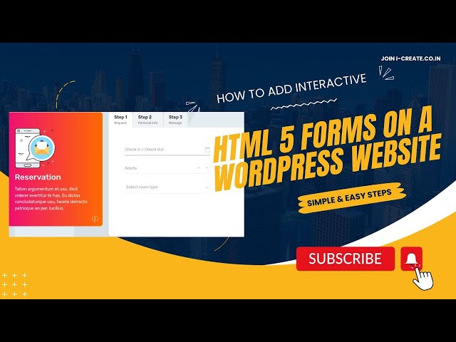How to Add  Multi Step HTML Form on WordPress Website | Connect HTML Review, Feedback, Question Form